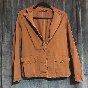 Women’s olive blazer